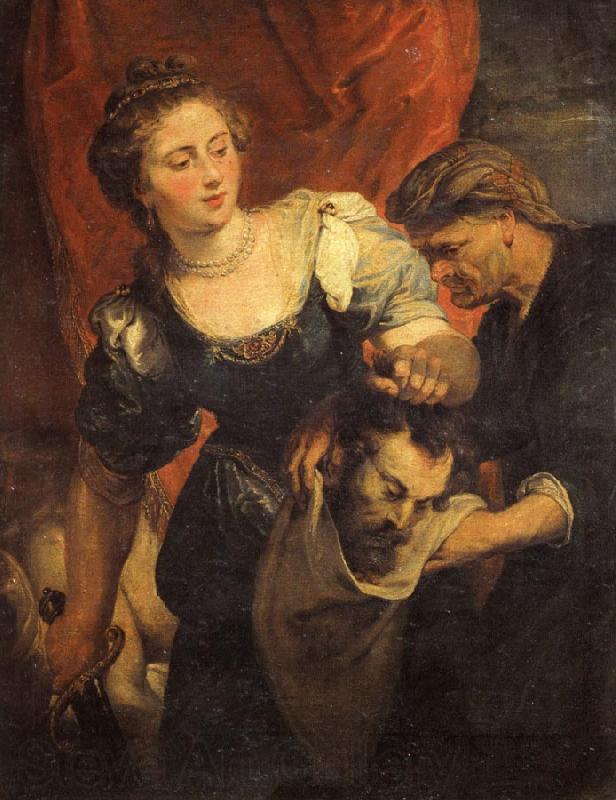 Peter Paul Rubens Judith with the Head of Holofernes Spain oil painting art